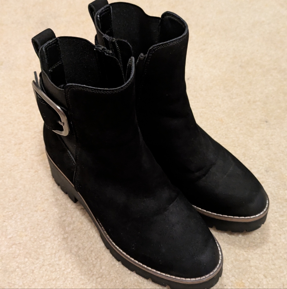 Blondo Dahlia Waterproof Lug Sole Boots Black